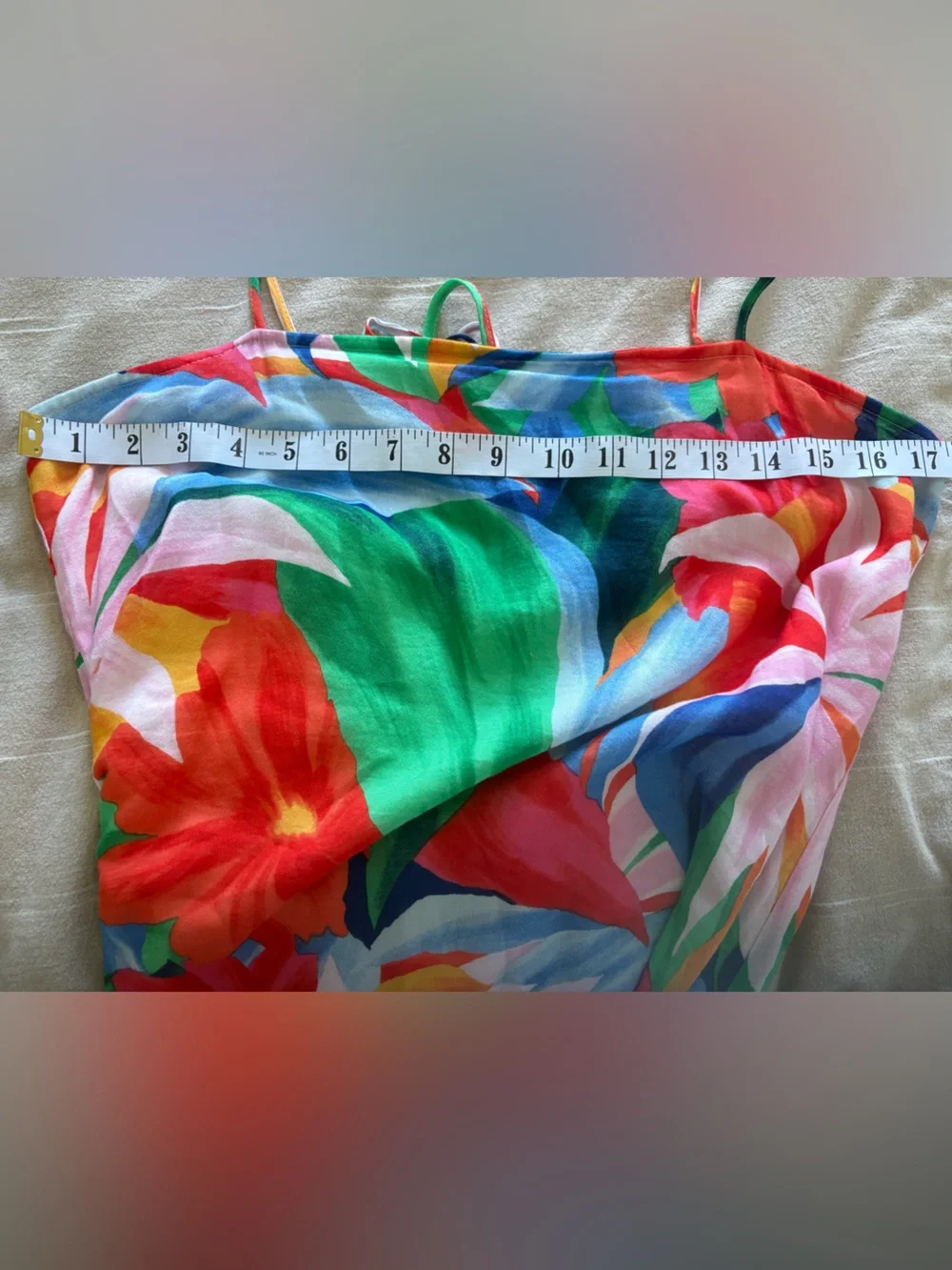 Z supply Bright multicolor floral spring summer dress lightweight soft sz medium - Picture 6 of 8